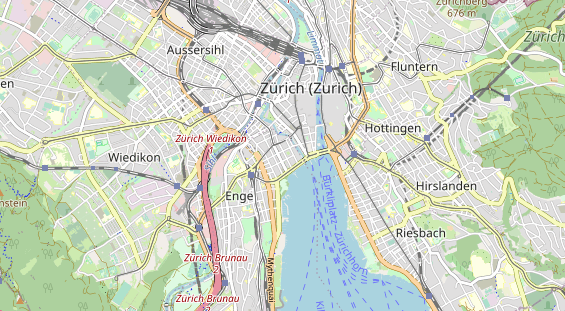 Restaurant auf Karte