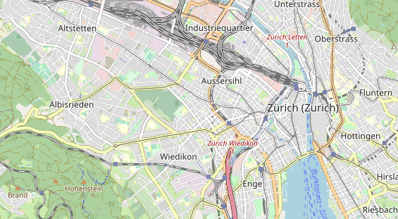 Restaurant auf Karte