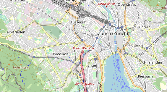 Restaurant auf Karte