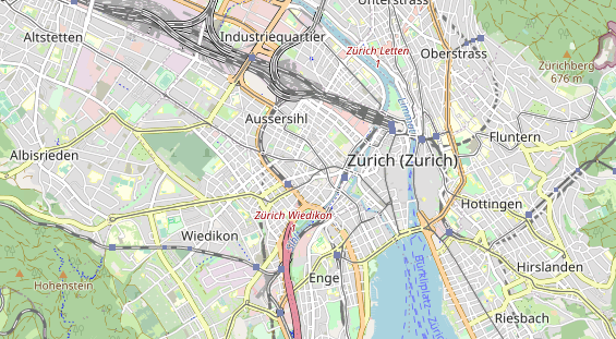 Restaurant auf Karte