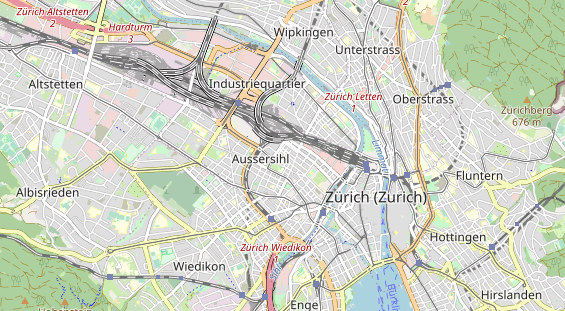 Restaurant auf Karte