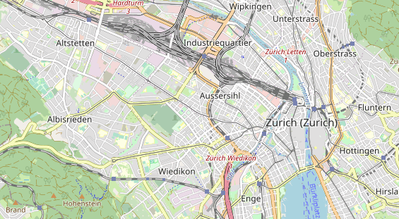 Restaurant auf Karte