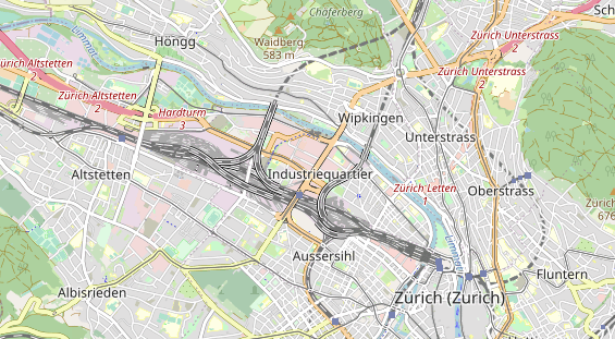 Restaurant auf Karte