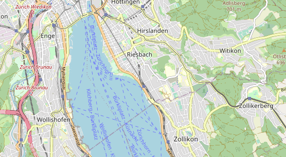 Restaurant auf Karte