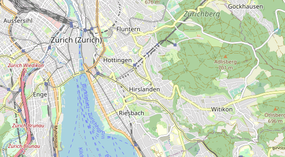 Restaurant auf Karte