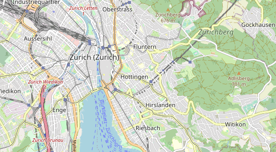 Restaurant auf Karte