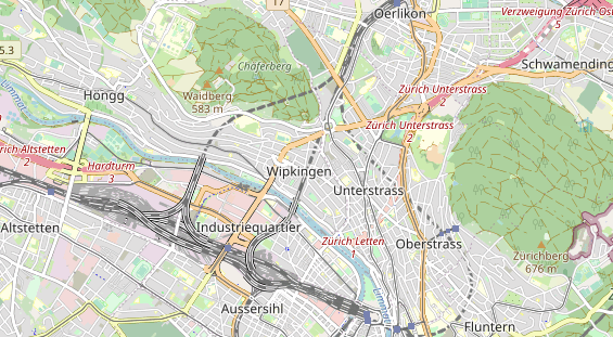 Restaurant auf Karte