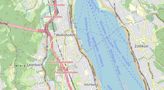 Restaurant auf Karte