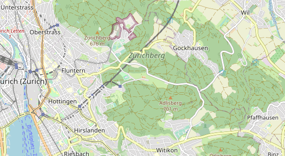 Restaurant auf Karte