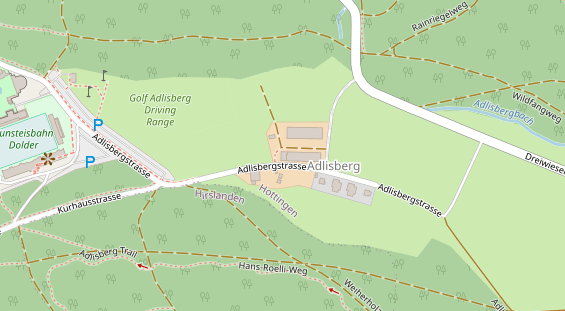 Restaurant auf Karte