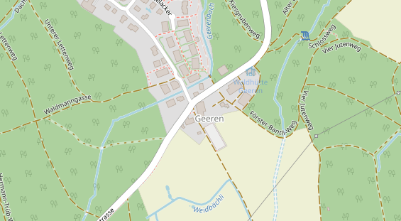 Restaurant auf Karte