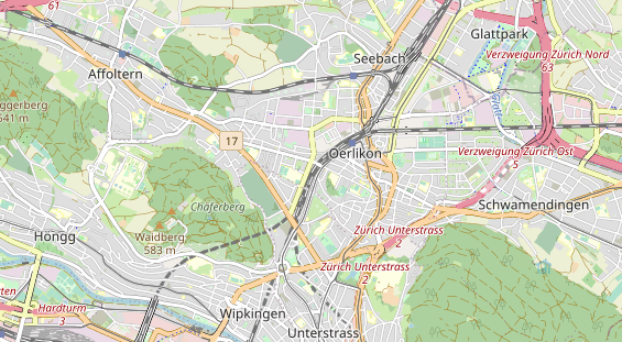 Restaurant auf Karte