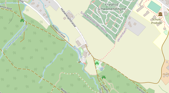 Restaurant auf Karte