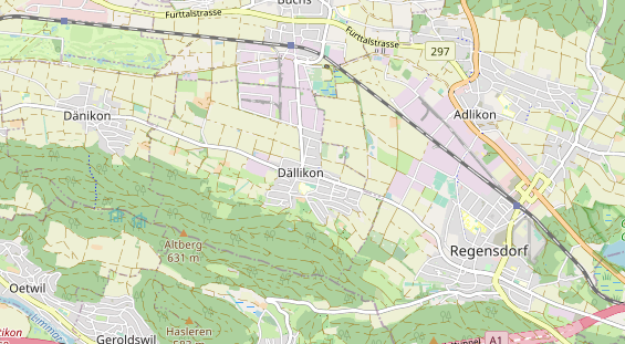 Restaurant auf Karte