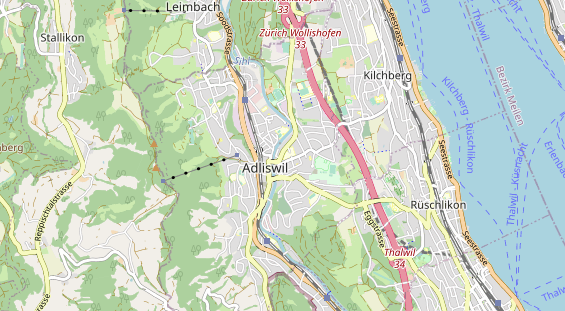 Restaurant auf Karte