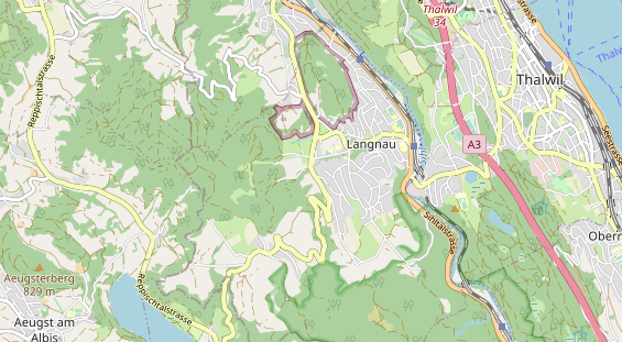 Restaurant auf Karte