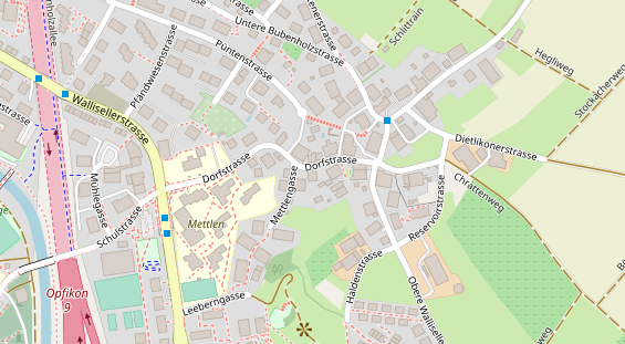 Restaurant auf Karte