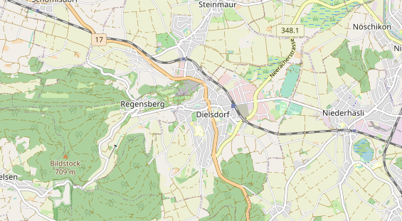 Restaurant auf Karte