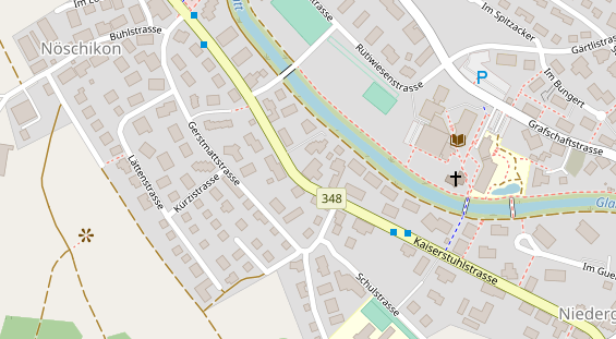 Restaurant auf Karte