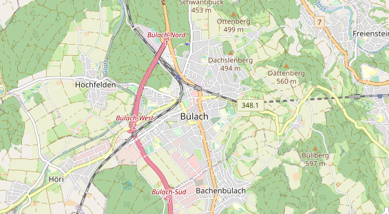 Restaurant auf Karte