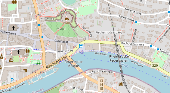 Restaurant auf Karte