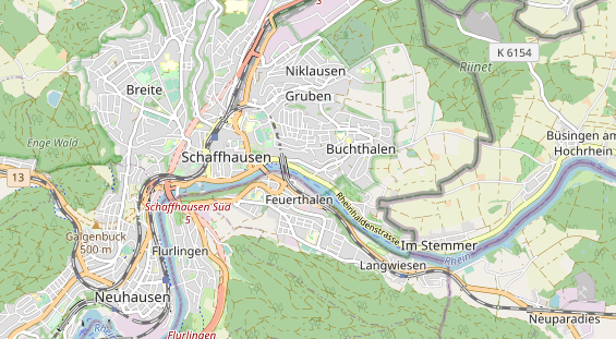 Restaurant auf Karte