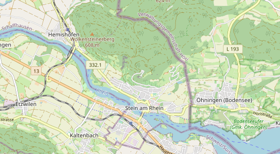 Restaurant auf Karte