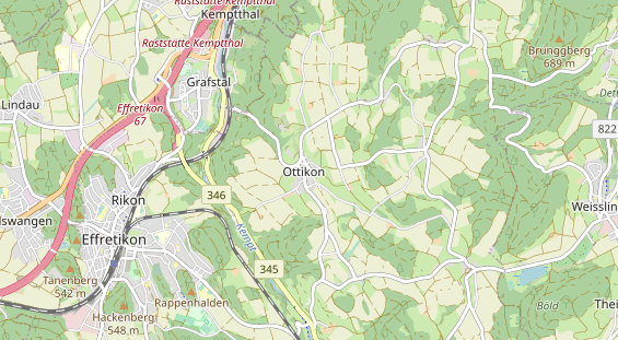 Restaurant auf Karte