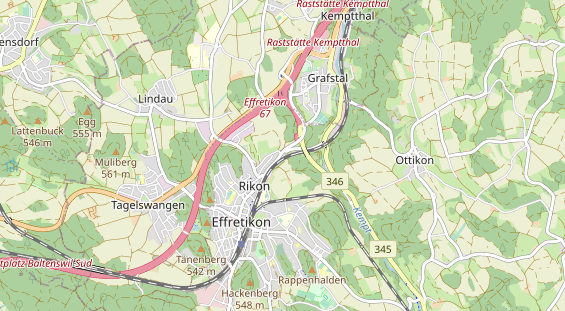 Restaurant auf Karte