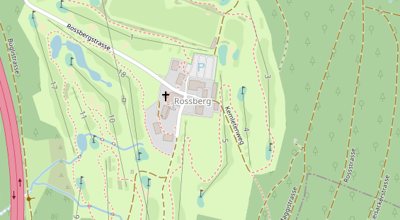 Restaurant auf Karte