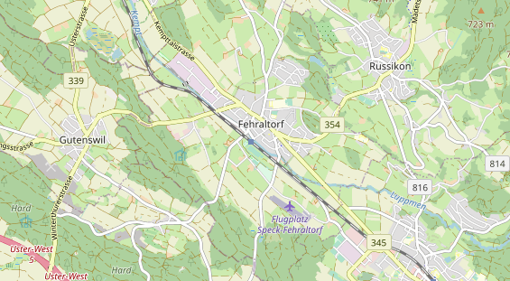 Restaurant auf Karte