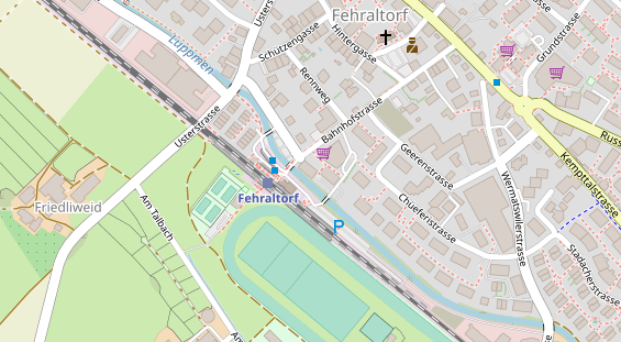 Restaurant auf Karte