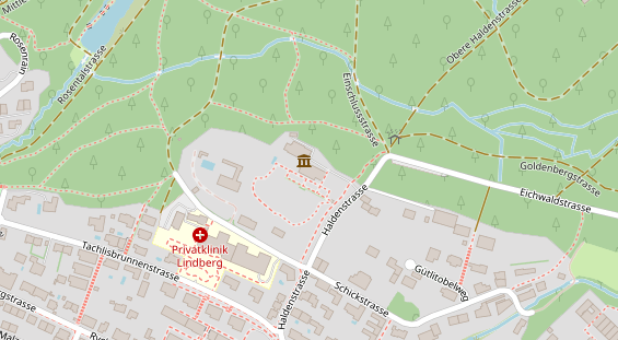 Restaurant auf Karte