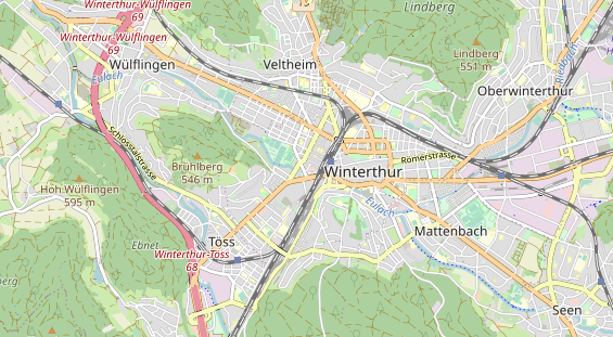 Restaurant auf Karte
