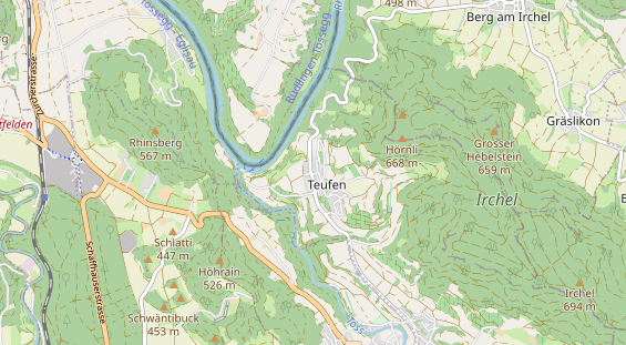 Restaurant auf Karte