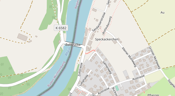 Restaurant auf Karte