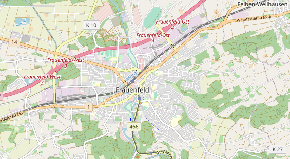 Restaurant auf Karte