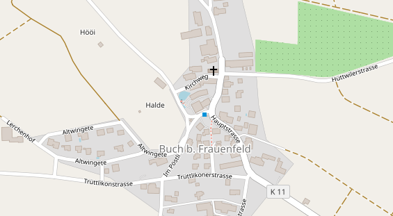 Restaurant auf Karte