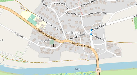 Restaurant auf Karte