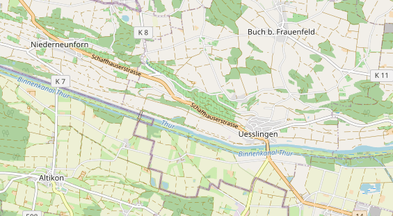 Restaurant auf Karte