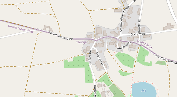 Restaurant auf Karte