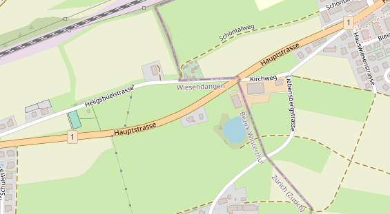 Restaurant auf Karte