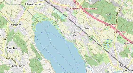 Restaurant auf Karte