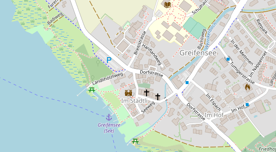 Restaurant auf Karte