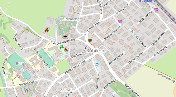 Restaurant auf Karte