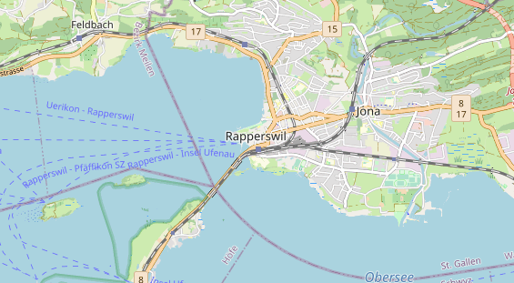 Restaurant auf Karte