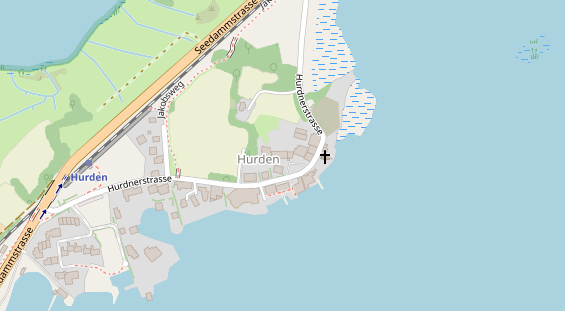 Restaurant auf Karte