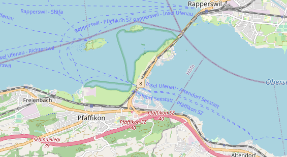 Restaurant auf Karte