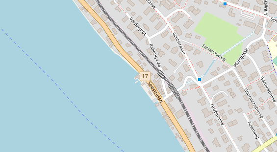 Restaurant auf Karte