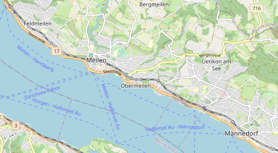 Restaurant auf Karte